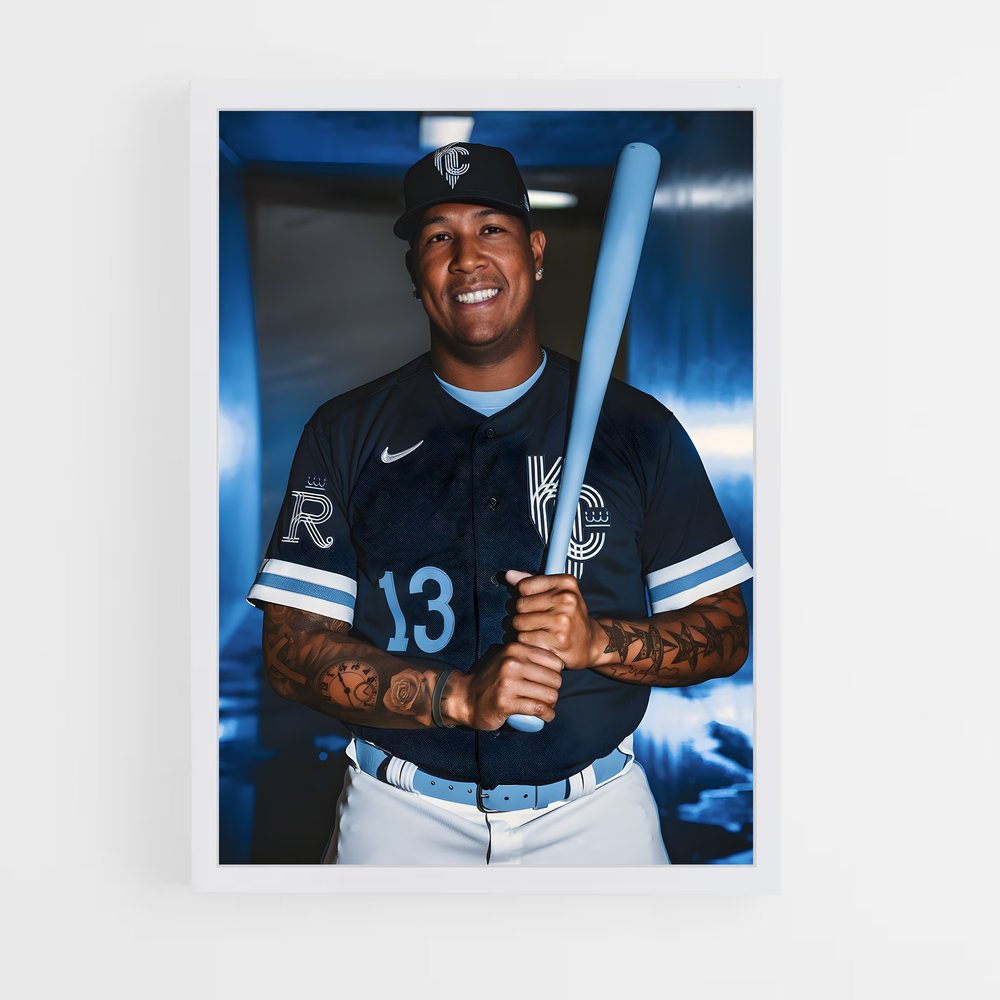 Poster Batteur d'Étoiles – affiche Baseball (vue 3)